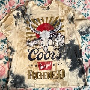 Hybrid Apparel Tie-Dye Coors Rodeo Top